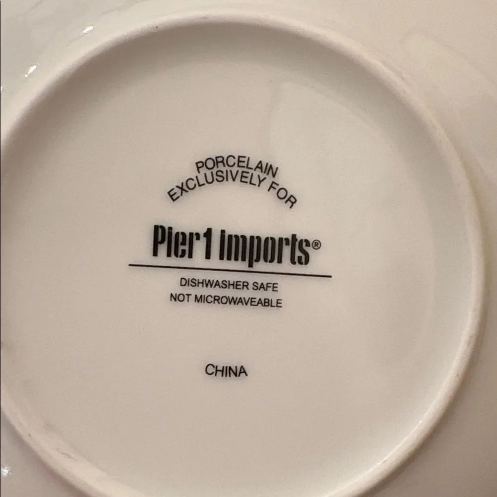 Pier 1 Gold Appetizer Plates